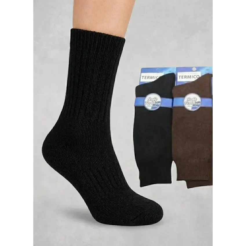  Calcetines Par Soft Térmicos Hombres  Sin Costura 1