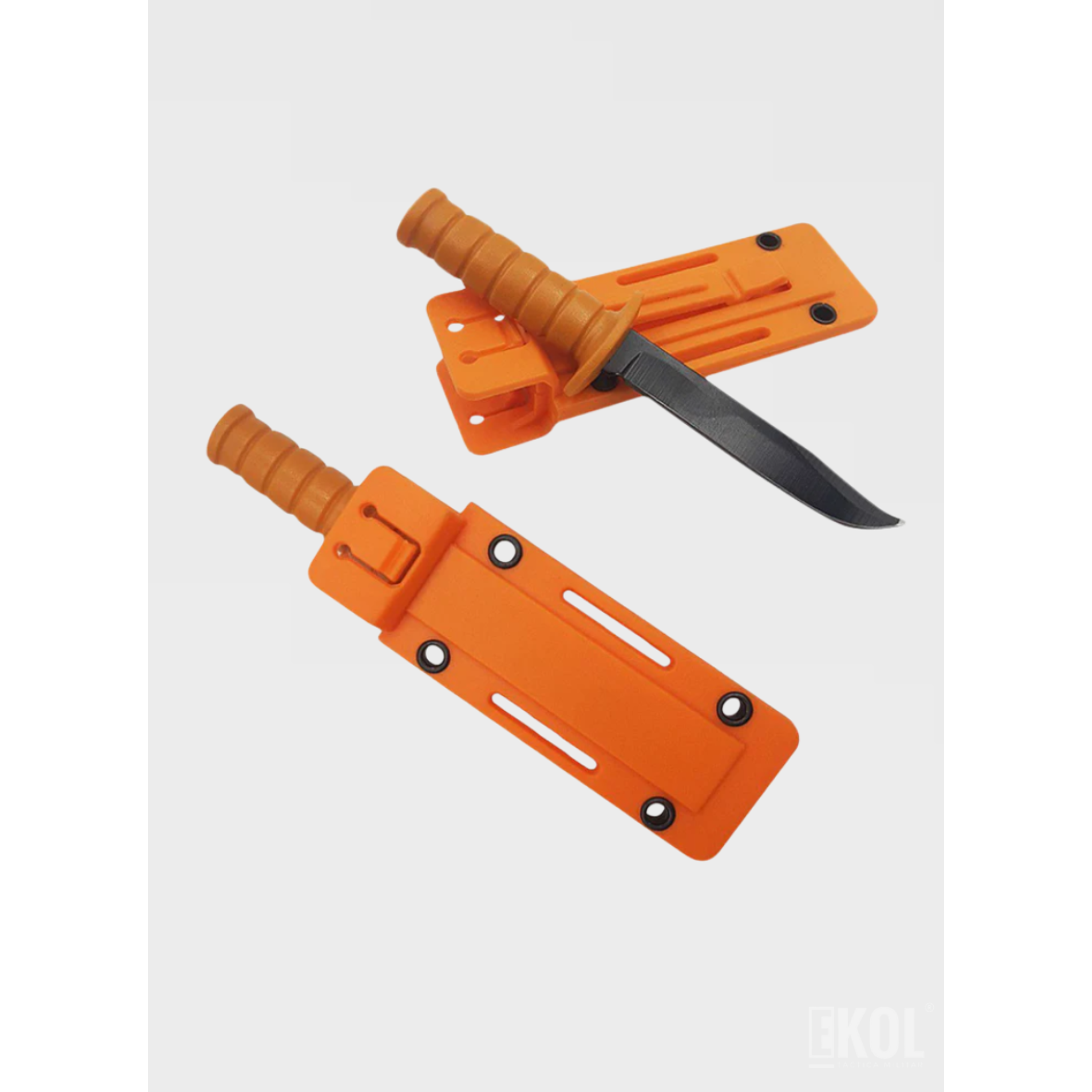 Cuchillo Collar Táctico 12cm | Abrecartas Portátil | EDC Acero Inoxidable 5