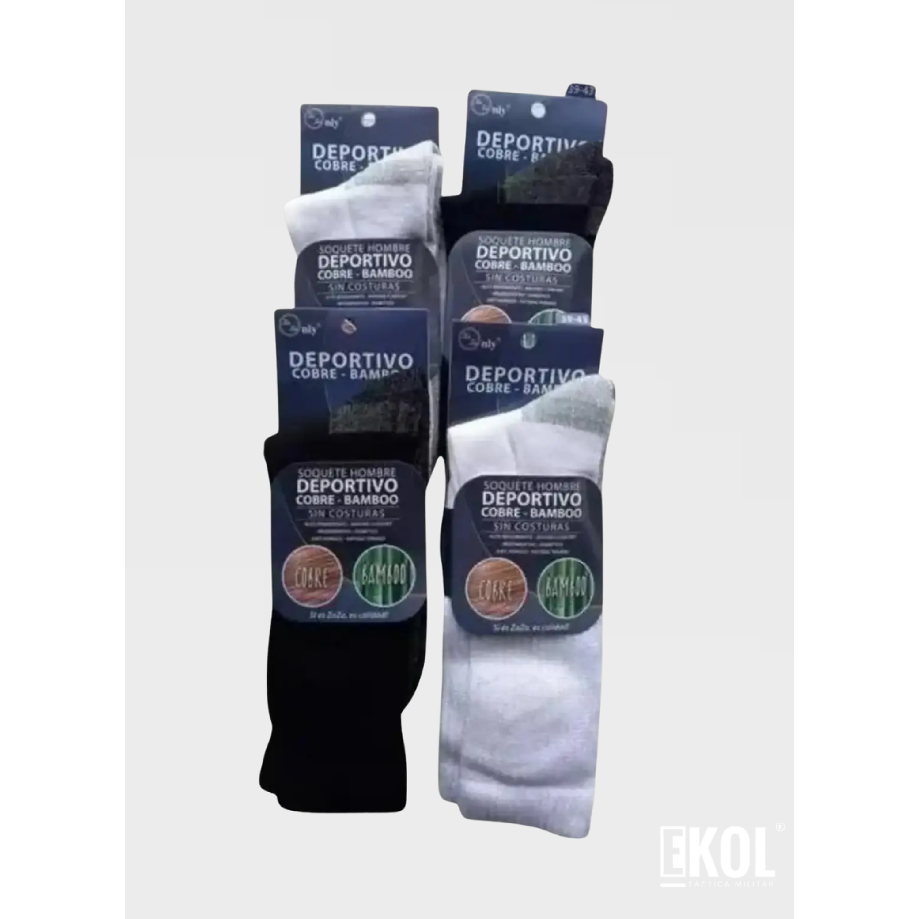 Calcetines Zaza Deportivo Cobre Bambo Sin Costura Unidad 4