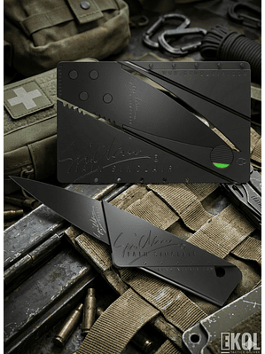 Cuchillo Tarjeta Plegable Táctico Outdoor Camping 8.8 cm