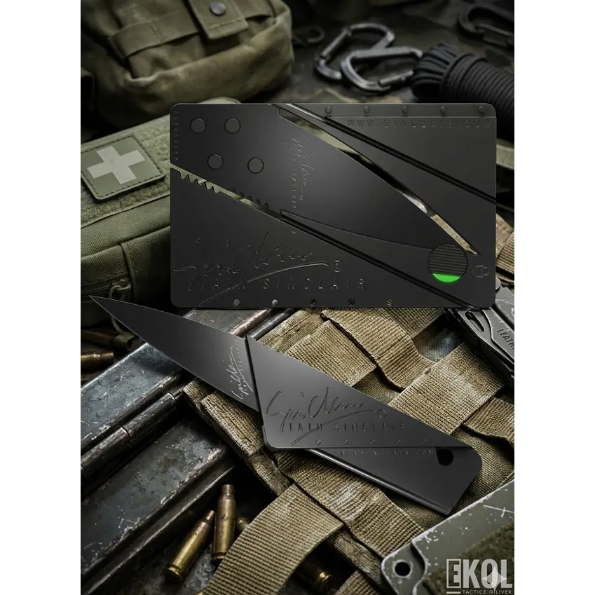 Cuchillo Tarjeta Plegable Táctico Outdoor Camping 8.8 cm 1