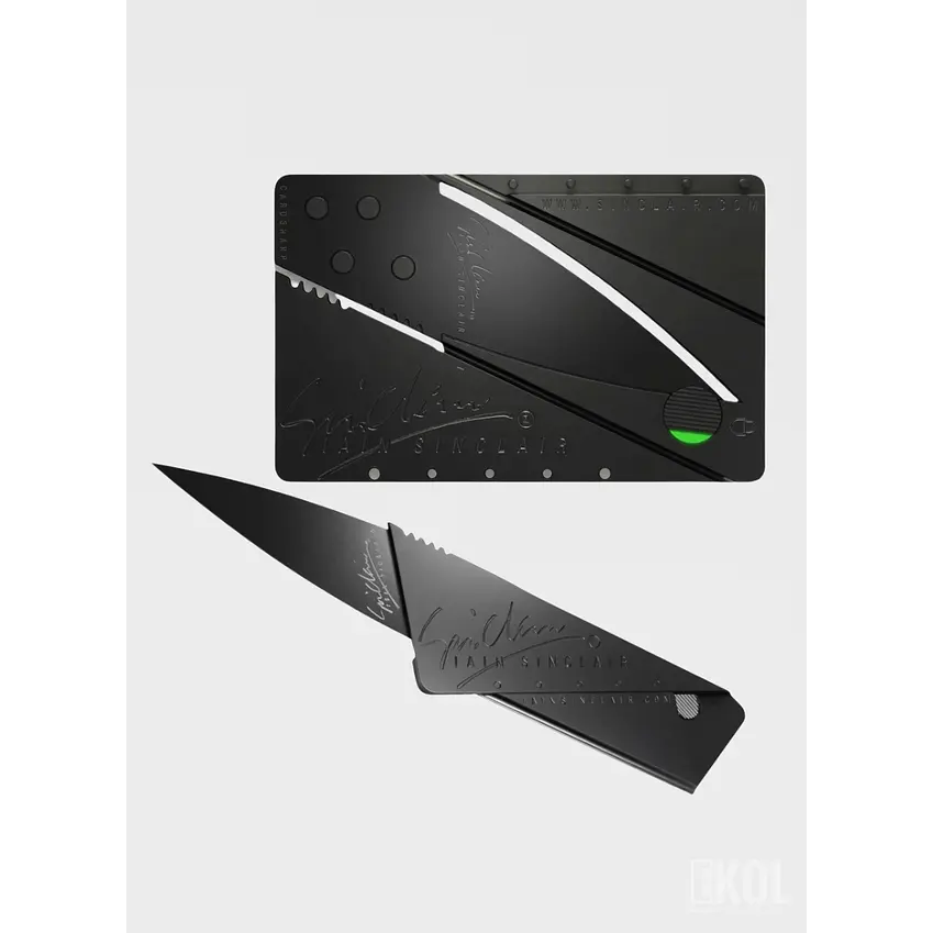Cuchillo Tarjeta Plegable Táctico Outdoor Camping 8.8 cm 3
