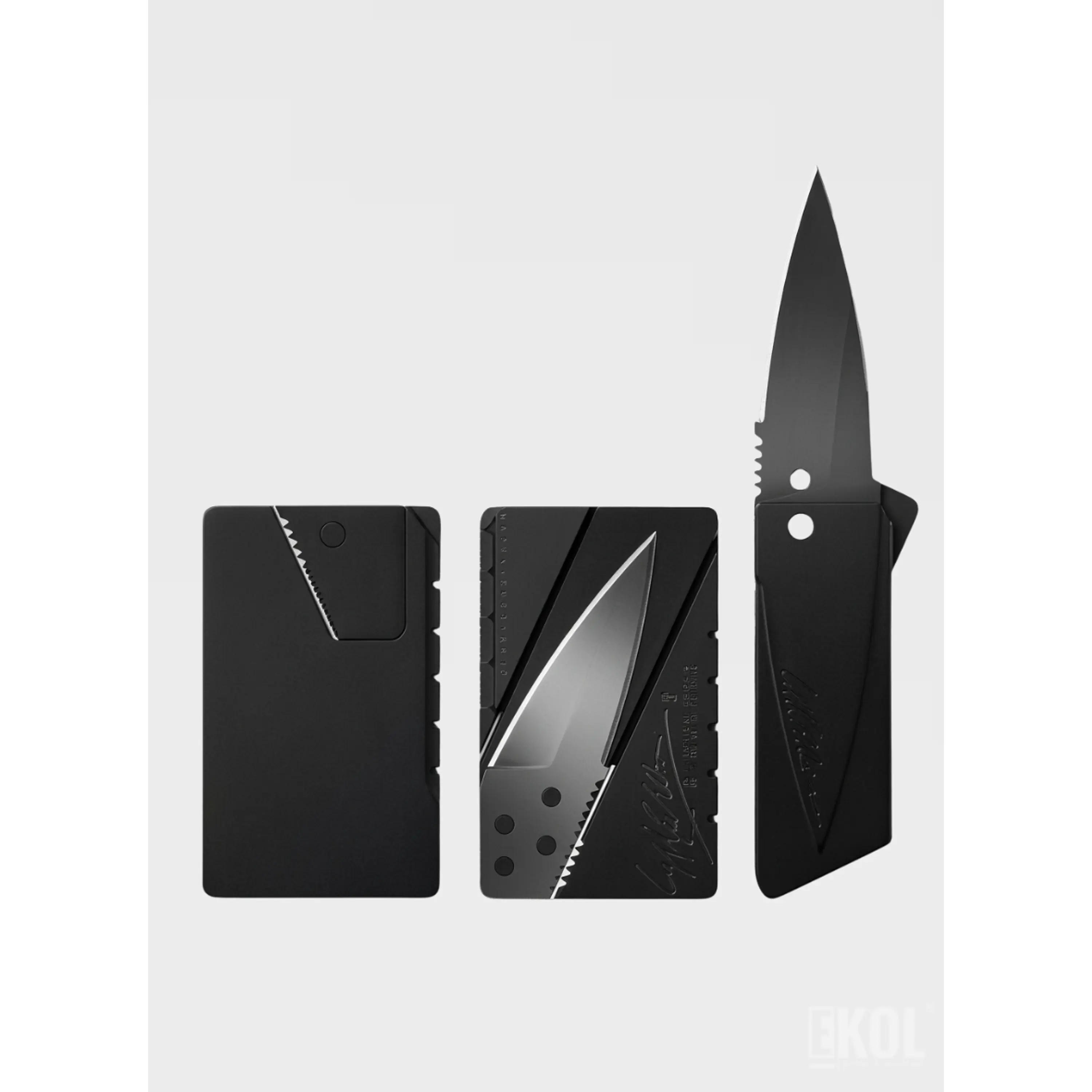 Cuchillo Tarjeta Plegable Táctico Outdoor Camping 8.8 cm 4