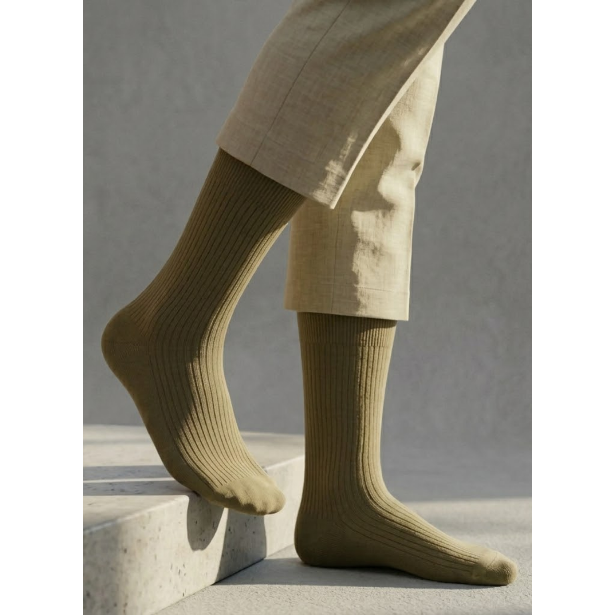 CALCETINES VERDE MILITAR ALGODÓN O'MAS CARABINERO UNIFORMADOS 1