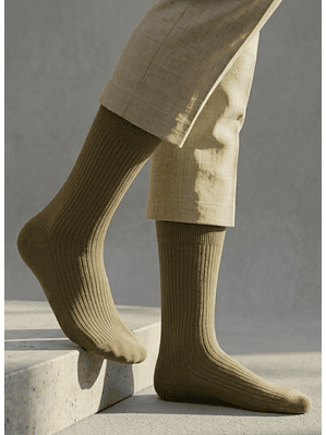 CALCETINES VERDE MILITAR ALGODÓN O'MAS CARABINERO UNIFORMADOS