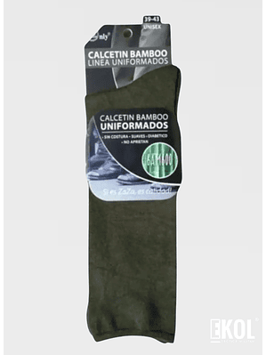 Calcetines Bamboo Zaza Carabinero Sin Costuras Uniformados 