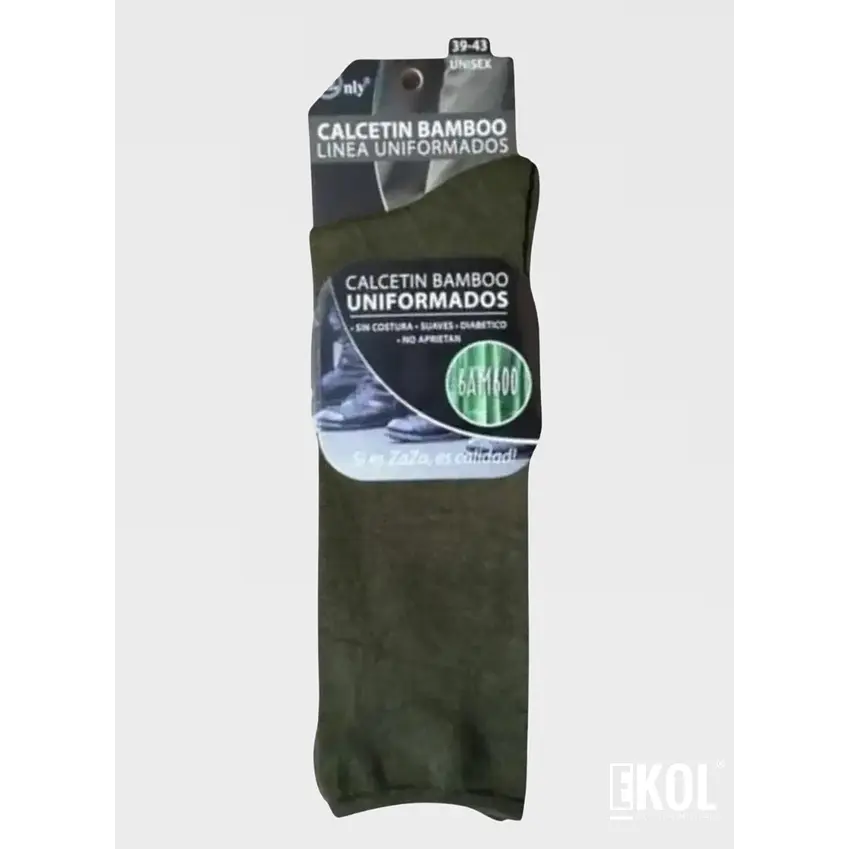 Calcetines Bamboo Zaza Carabinero Sin Costuras Uniformados  2