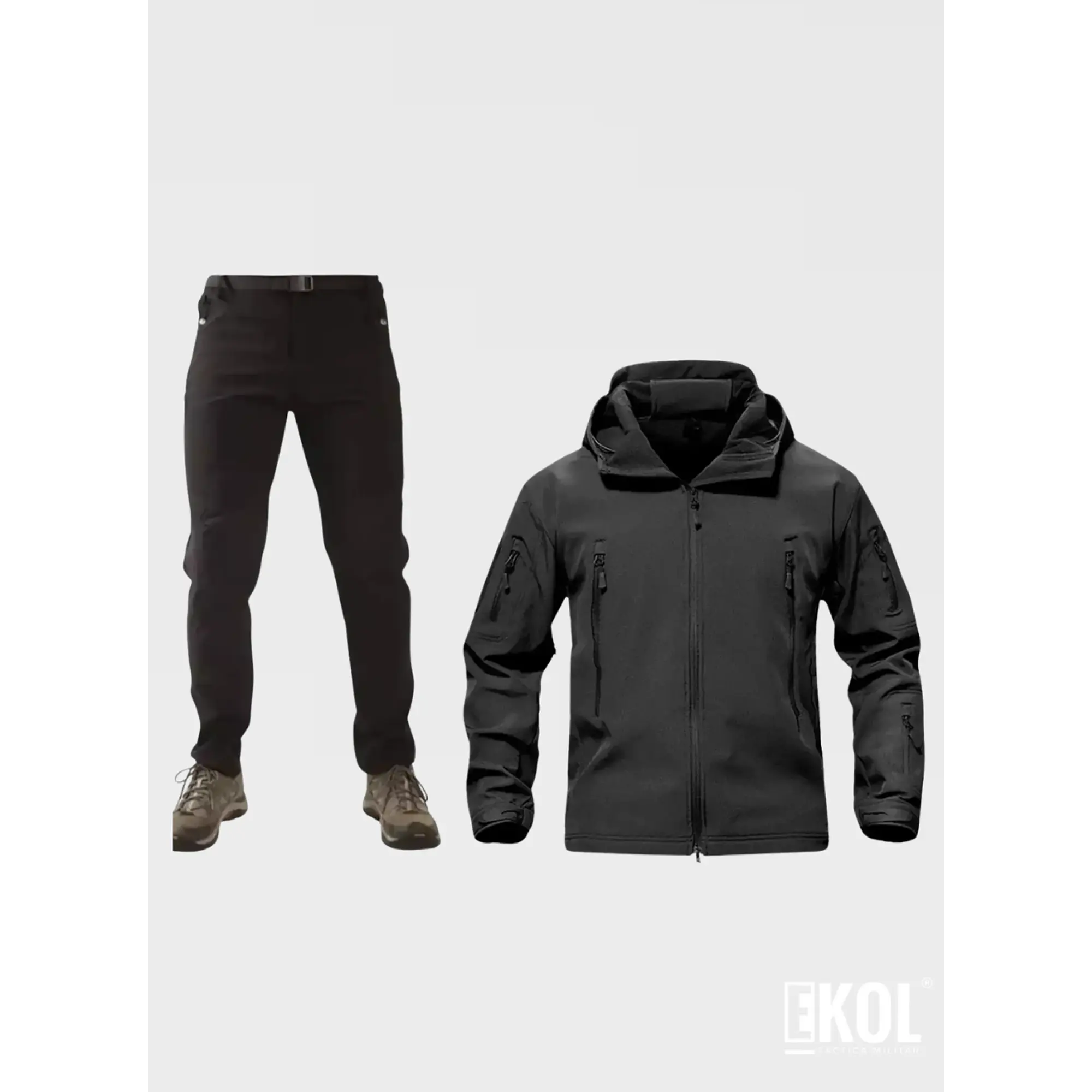 CHAQUETA  + PANTALÓN SOFTSHELL TÉRMICO IMPERMEABLE 2