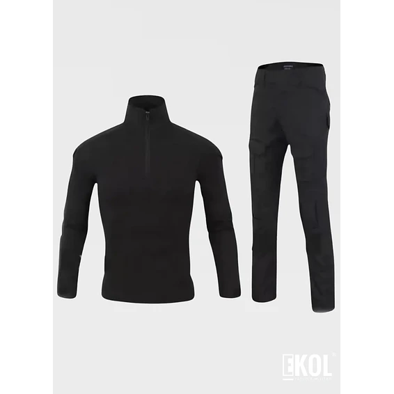 Tenida Comando Militar Tactico Polera + Pantalon + Rodilleras 6