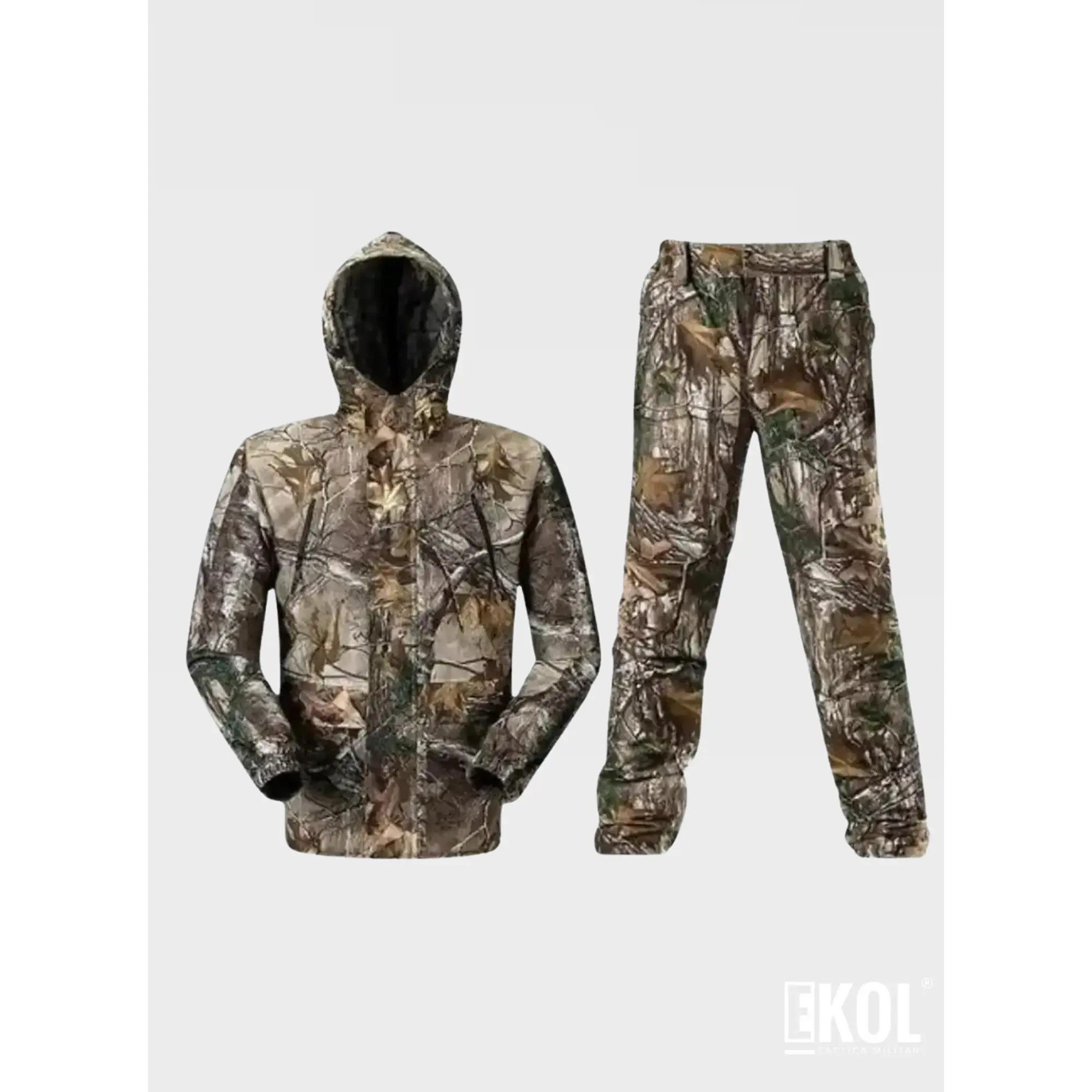 Conjunto Buzo Polerón Caza Camuflaje Camo Polar 2