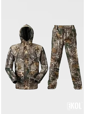 Conjunto Buzo Polerón Caza Camuflaje Camo Polar