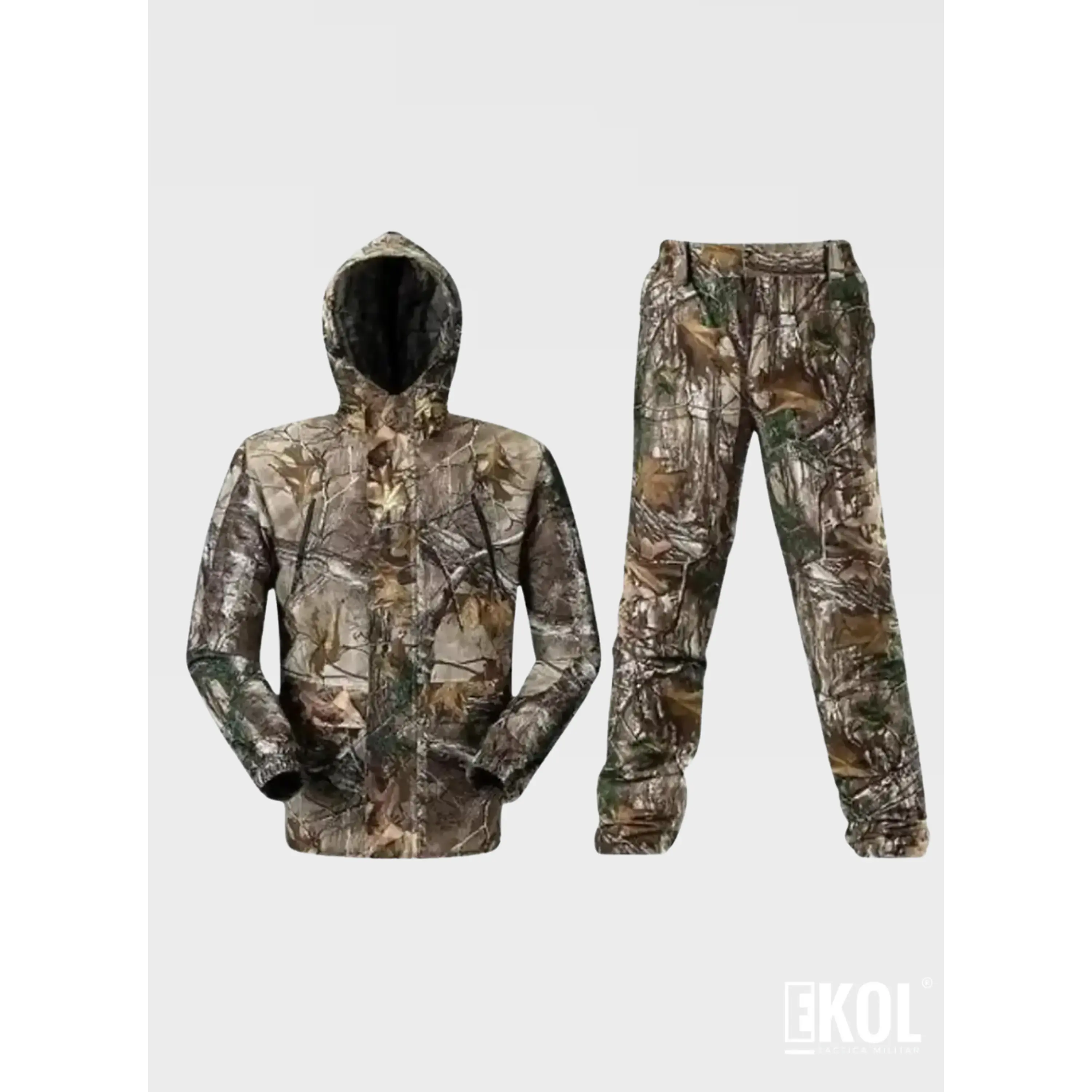 Conjunto Buzo Polerón Caza Camuflaje Camo Polar 2