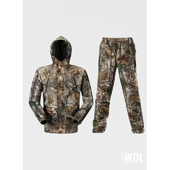 Conjunto Buzo Polerón Caza Camuflaje Camo Polar 2