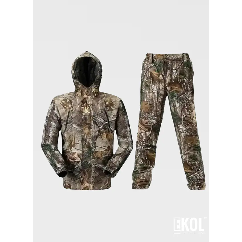 Conjunto Buzo Polerón Caza Camuflaje Camo Polar 2
