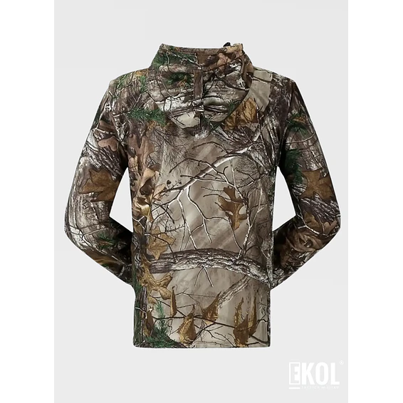 Conjunto Buzo Polerón Caza Camuflaje Camo Polar 4