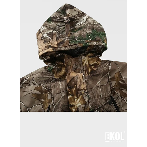Conjunto Buzo Polerón Caza Camuflaje Camo Polar 7