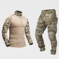 Tenida Completo Militar Tactico Polera + Pantalon + Rodilleras - Miniatura 2