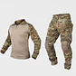 Tenida Completo Militar Tactico Polera + Pantalon + Rodilleras - Miniatura 6