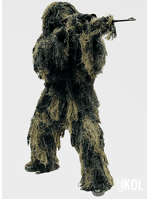 Traje Completo Ghillie Camuflaje Airsoft Outdoor Zona Sur