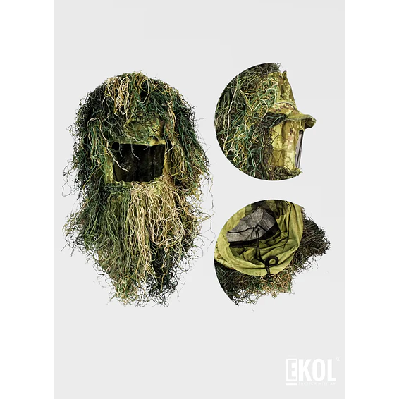 Traje Completo Ghillie Camuflaje Airsoft Outdoor Zona Sur 3