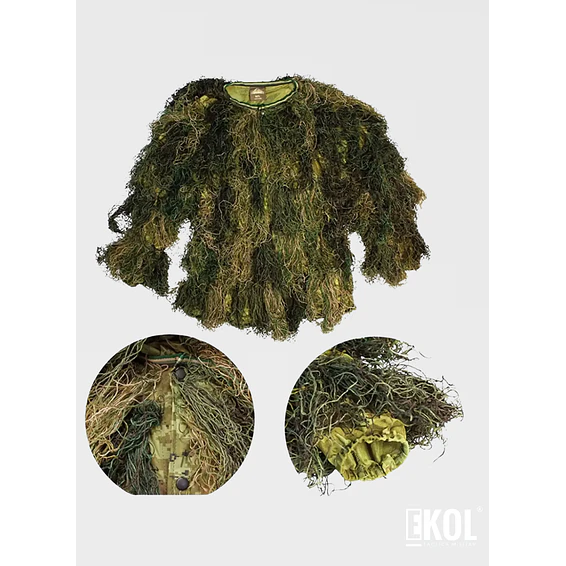 Traje Completo Ghillie Camuflaje Airsoft Outdoor Zona Sur 4