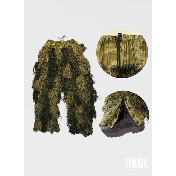 Traje Completo Ghillie Camuflaje Airsoft Outdoor Zona Sur 5
