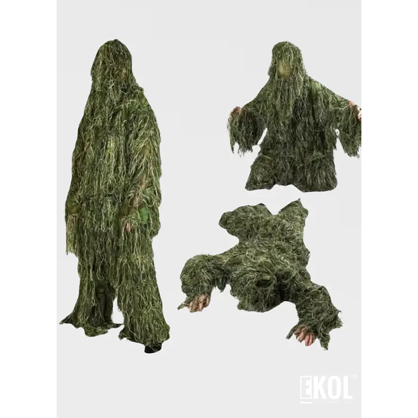 Traje Completo Ghillie Camuflaje Airsoft Outdoor Zona Sur 6