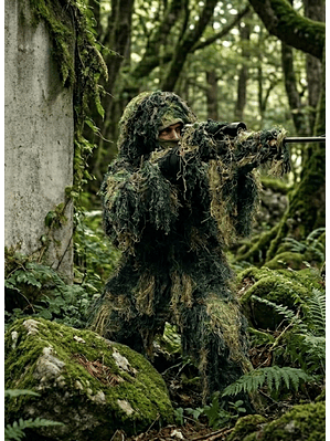 Traje Completo Ghillie Camuflaje Airsoft Outdoor Zona Sur
