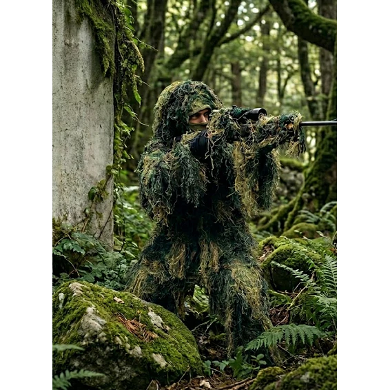 Traje Completo Ghillie Camuflaje Airsoft Outdoor Zona Sur 1