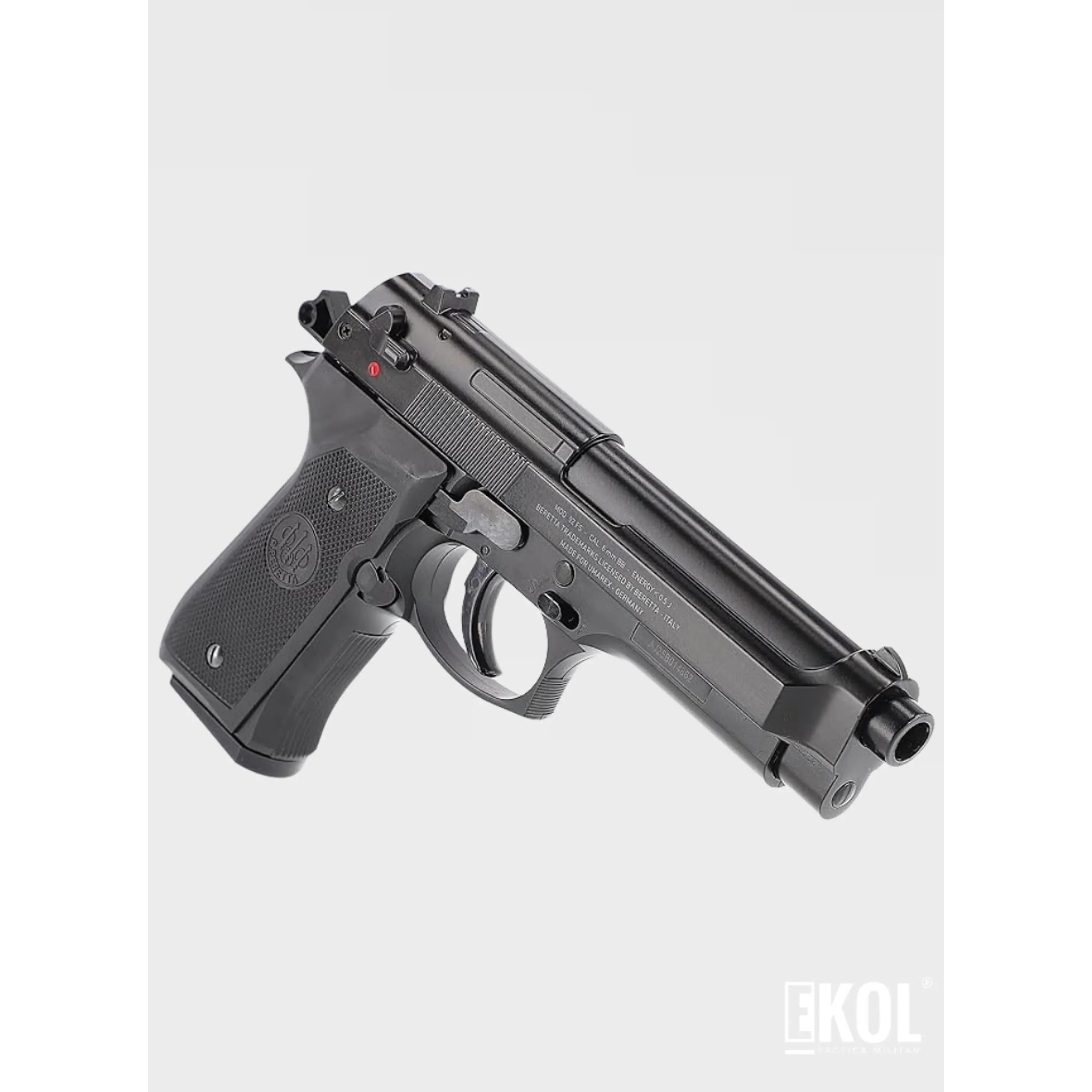 Pistola Beretta M92 FS BLK 6mm CO2 airsoft 5