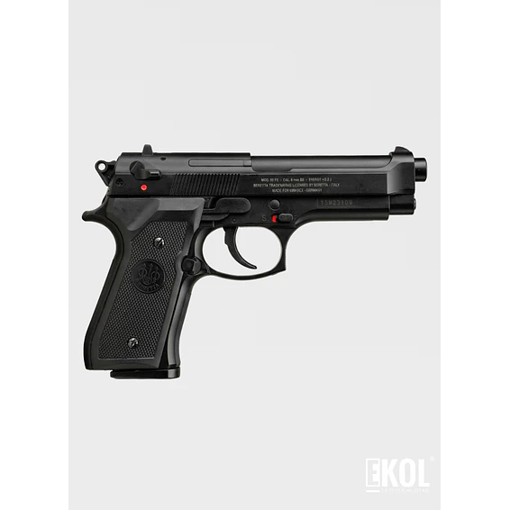 Pistola Beretta M92 FS BLK 6mm CO2 airsoft 2