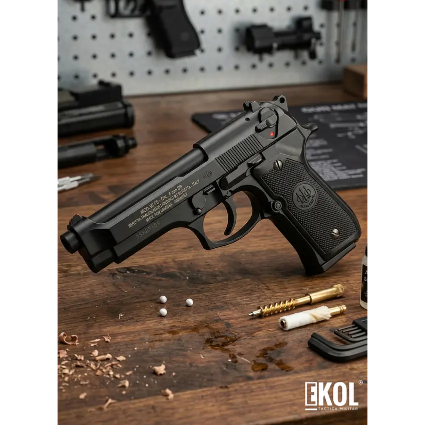 Pistola Beretta M92 FS BLK 6mm CO2 airsoft 1