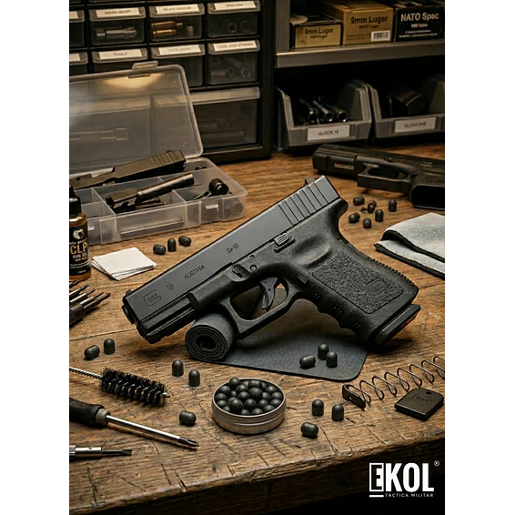 Pistola Airsoft Cal 6mm GLOCK 19 Gen4 BLOWBACK Green Gas 1