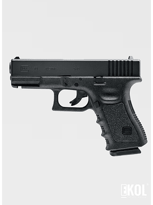 Pistola Airsoft Cal 6mm GLOCK 19 Gen4 BLOWBACK Green Gas