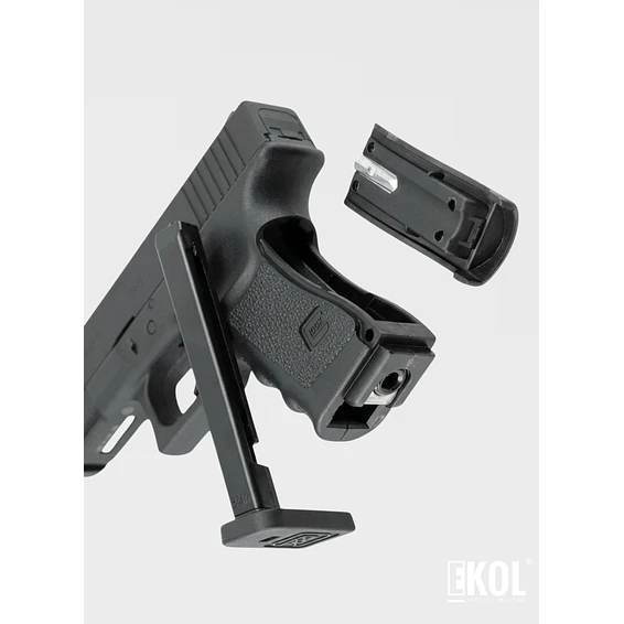 Pistola Airsoft Cal 6mm GLOCK 19 Gen4 BLOWBACK Green Gas 5
