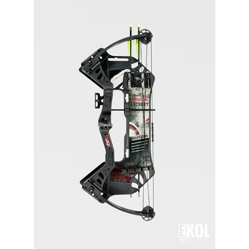 Arco Compuesto Besra 19-25 Lbs Man Kung + 2 Flechas 3