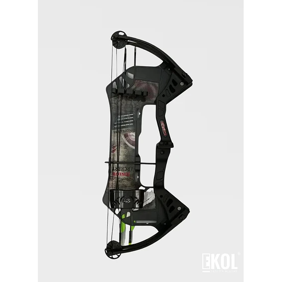 Arco Compuesto Besra 19-25 Lbs Man Kung + 2 Flechas 4