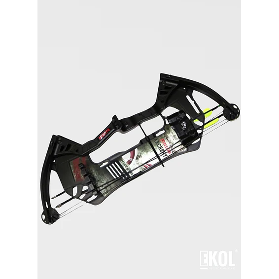 Arco Compuesto Besra 19-25 Lbs Man Kung + 2 Flechas 5