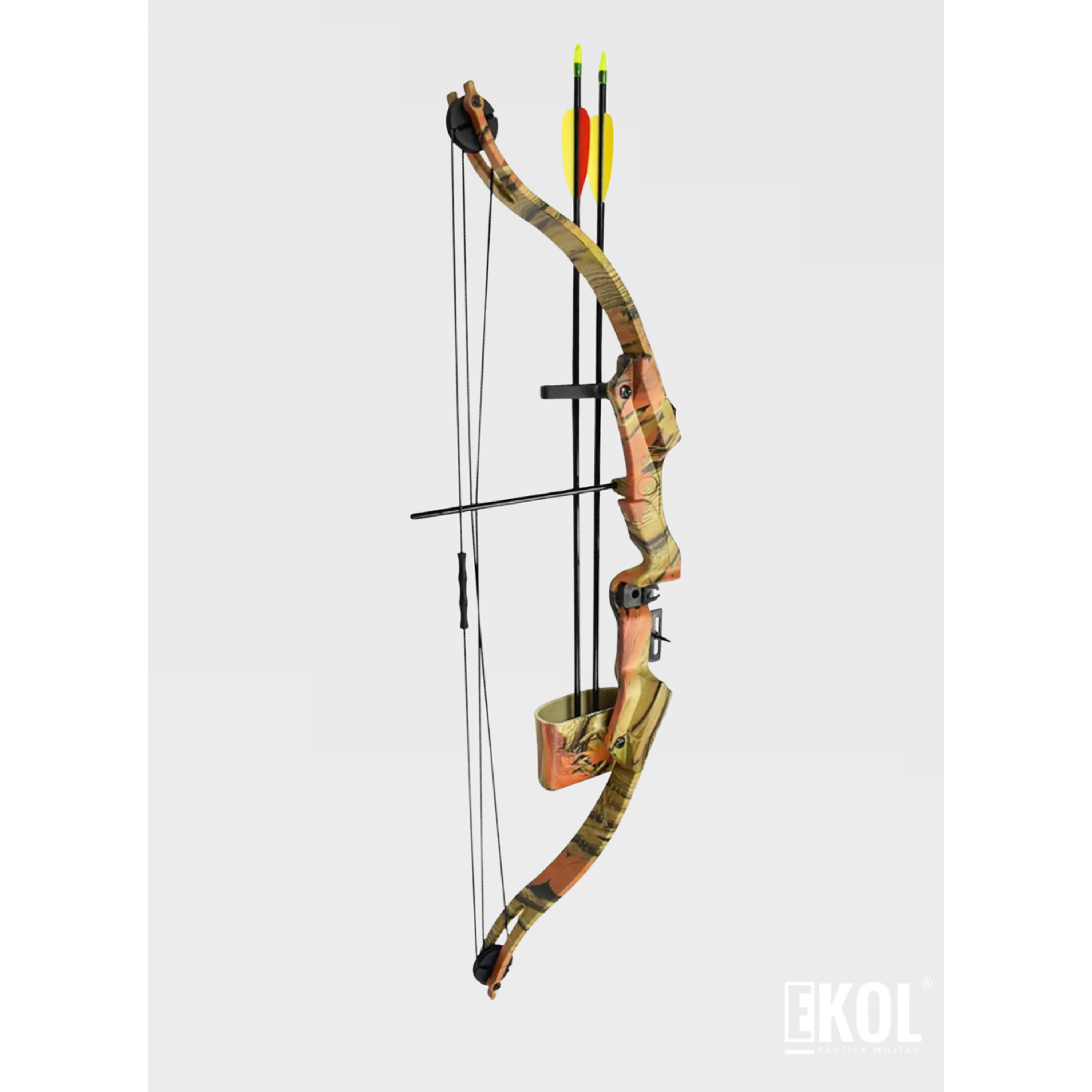 Ballesta Arco Compuesto Caza 17-21 Lbs Caesar Plaza + 2 Flechas 3