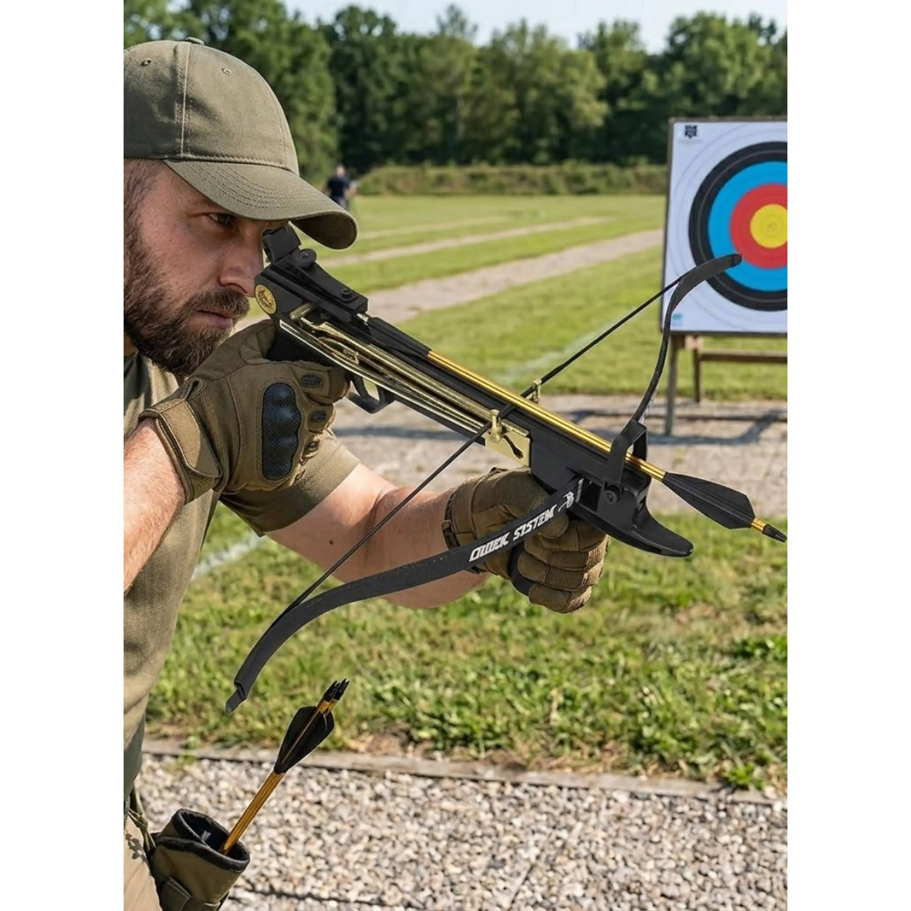 Ballesta De Pistola Dx-80, Cuerpo De Metal, 80 Libras 1