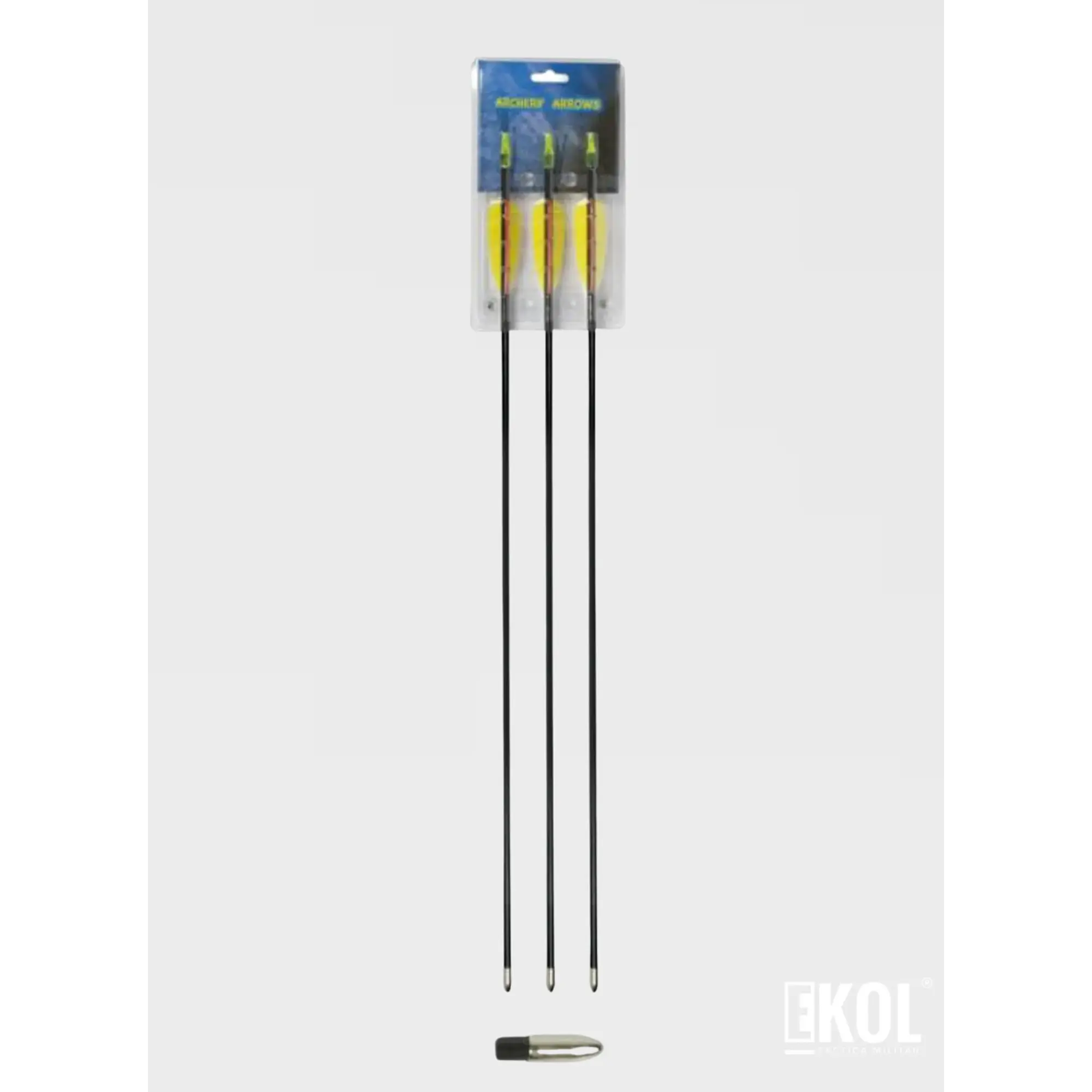 Flecha Aluminio Ballesta Arco Blíster 3 Flechas 30 mm 2