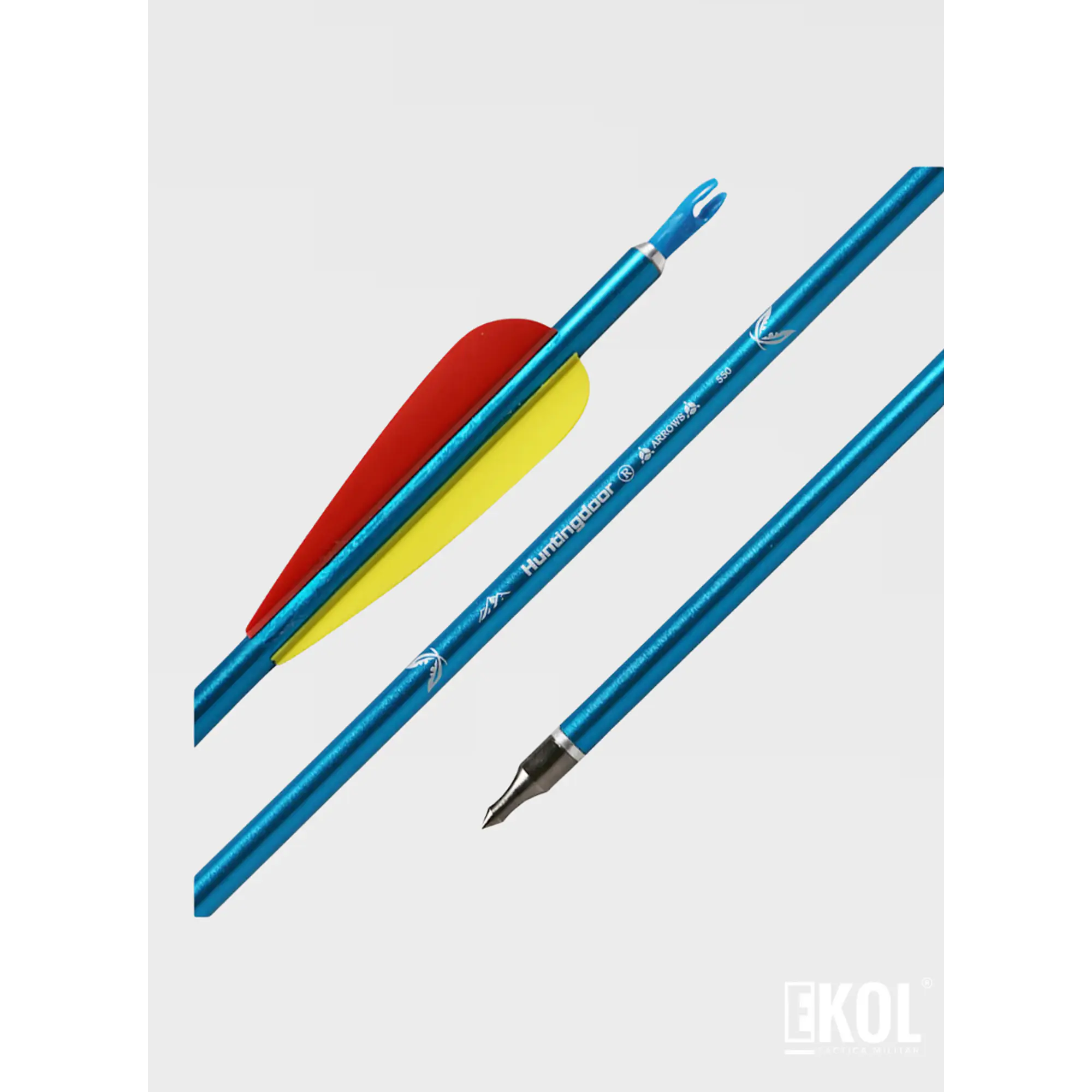 Flecha Aluminio Ballesta Arco Blíster 3 Flechas 30 mm 6