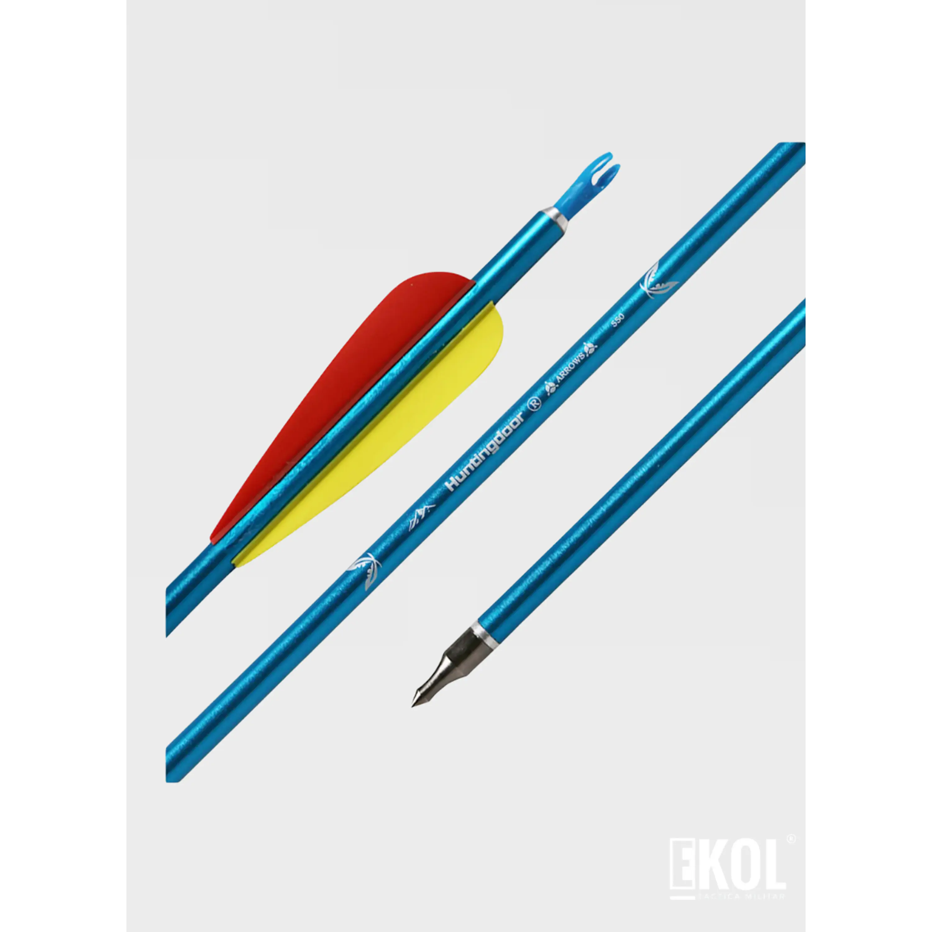 Flecha Aluminio Ballesta Arco Blíster 3 Flechas 30 mm 6