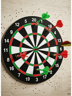 Tablero Tiro Al Blanco Con Dardos Ekol