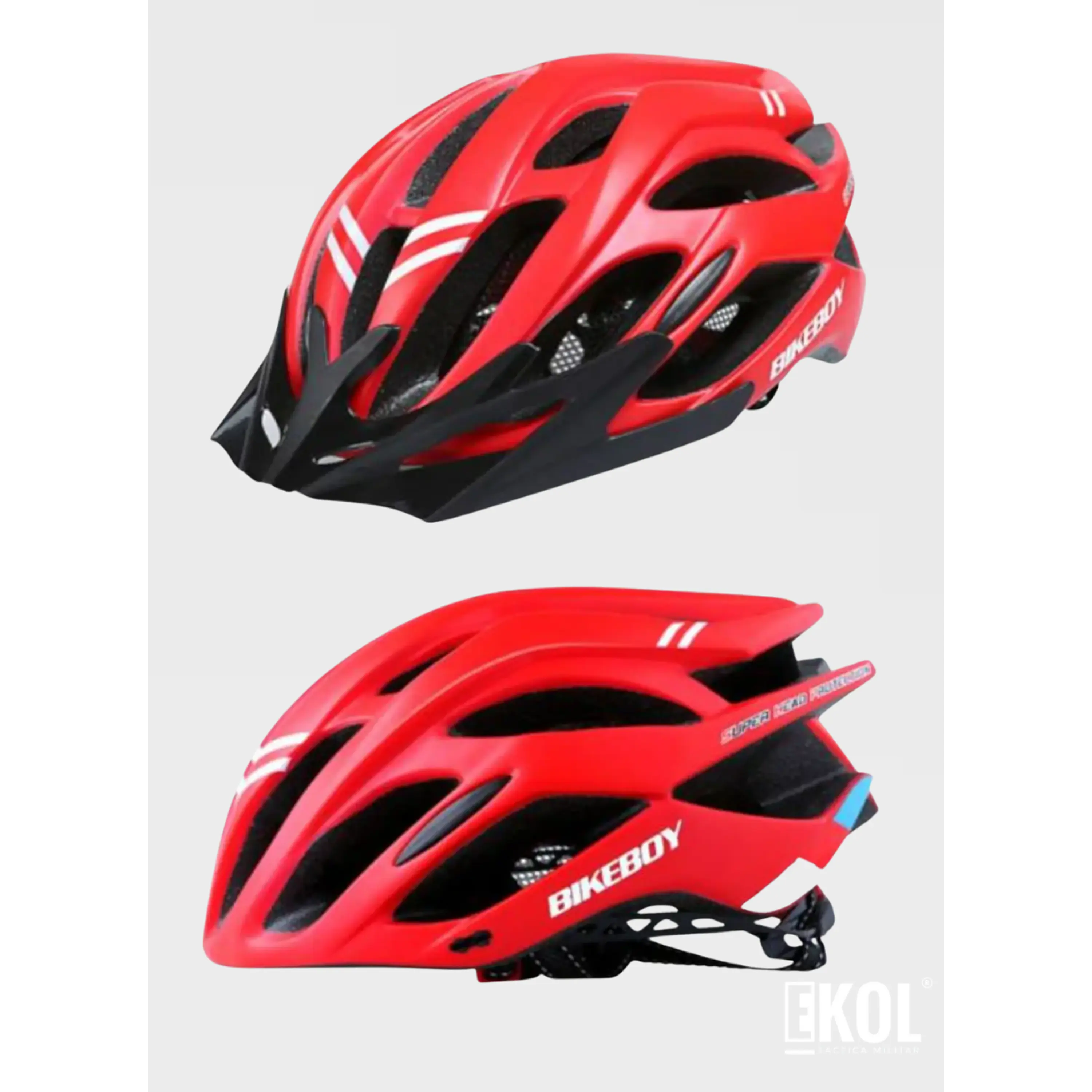 Casco Bicicleta Ciclismo Ajustable/acolchado + Luz Unisex 6