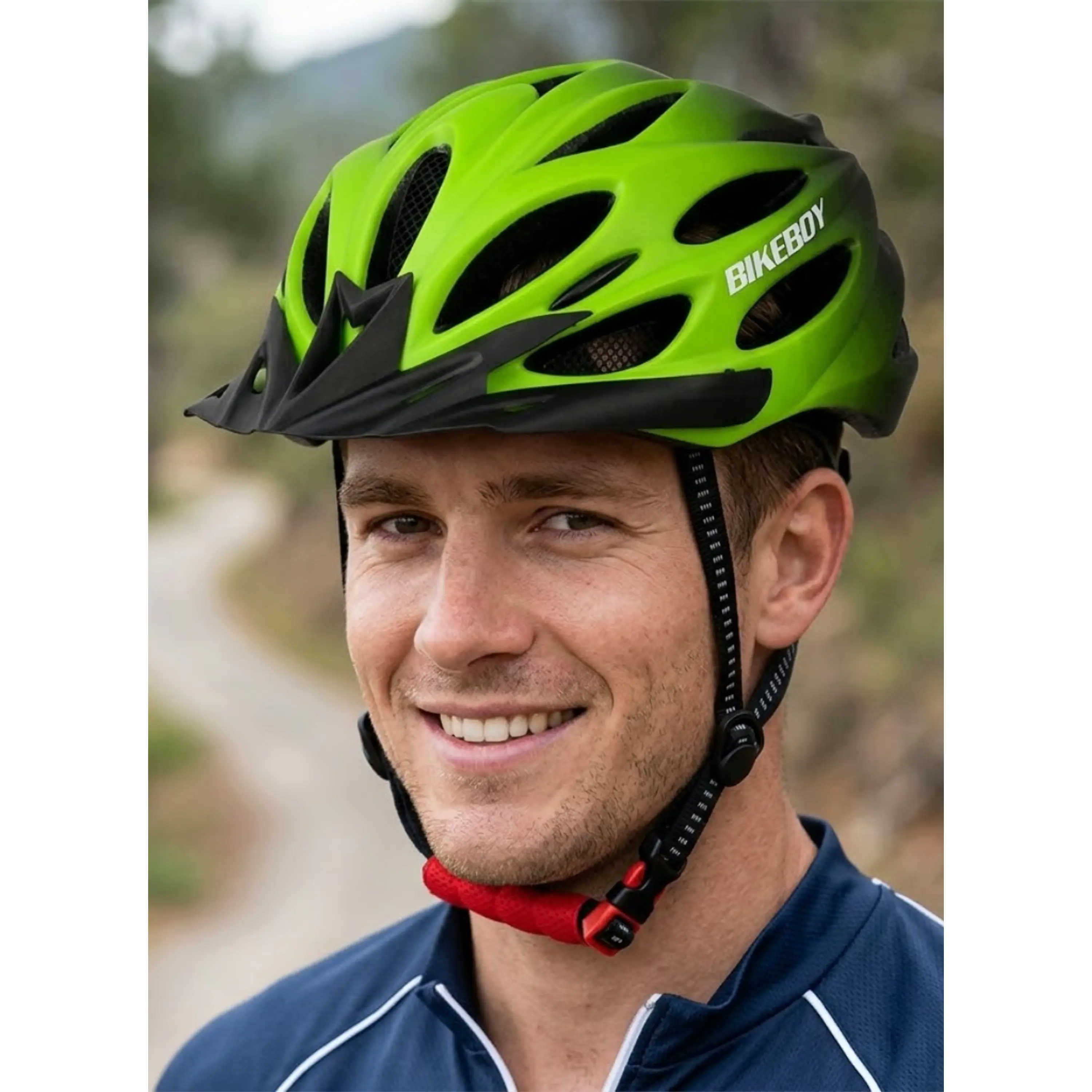 Casco Bicicleta Ciclismo Ajustable/acolchado + Luz Unisex 1