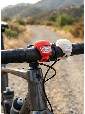 Pack Luz Bicicleta Blanca Roja