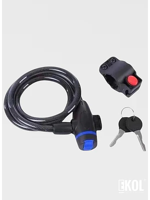 Cuerda Candado Seguridad Bicicleta Llave -Montañismo