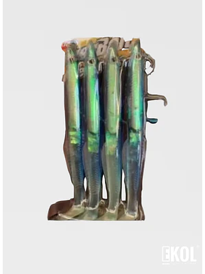 Señuelo Silicona Pesca Powerbait 16g 12cm Con Repuesto