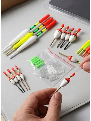 Pesca Flotador Pesca Bobbers Plástico Pack 15 Piezas